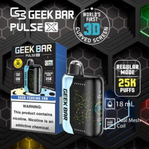 GEEK BAR Pulse X 星空 25000 抽巔峰之作 50mg 精準配比打造震撼擊喉感18mL 爆量規格告別續航焦慮 台灣現貨