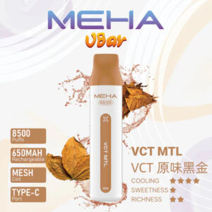 MEHA 魅嗨小白條 8500 抽 3% 尼古丁鹽精準解癮 650mAh 長效續航 不掉味還原度 台灣現貨秒發