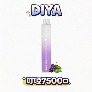 叮啞 DIYA 7500抽 進化級網狀芯技術 500mAh 瞬能快充 10ml 大容量不掉味 3% 順滑擊喉感 台灣現貨